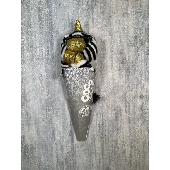 2x Zuru CoCo Surprise Plush Neon Pink Hop Rainbow The Zebra Collectible - Picture 7 of 12